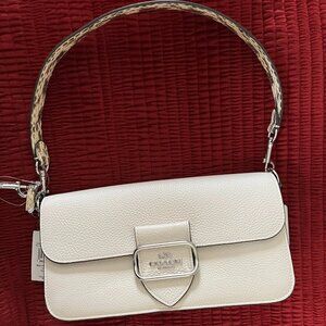 Coach Morgan Bag Shoulder Bag with extra Crossbody Strap - Reptile print straps
